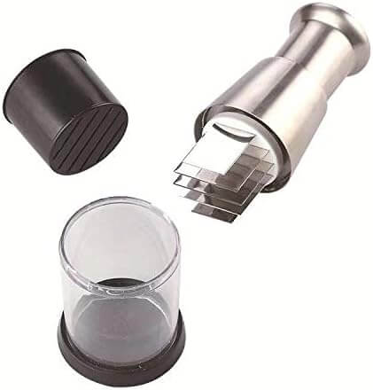 Vegetable Chopper with Collection Bowl, Manual Food Chopper for Onion and Salad