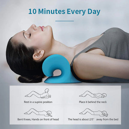 Neck Stretcher, Posture Pillow for Desk – image 4