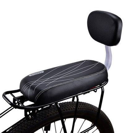 Bike Backrest Seat Padded for Child, PU Leather and Sponge Backrest