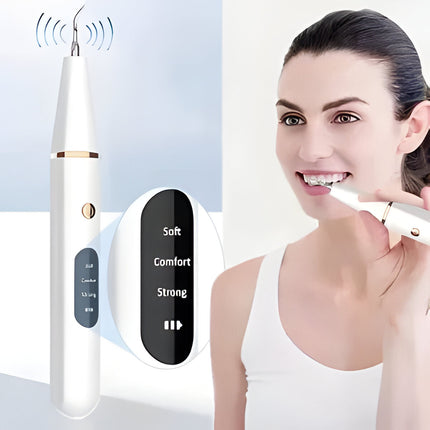 Plaque Remover for Teeth, Rechargeable Tooth Scaler with LED and Gum Sensor