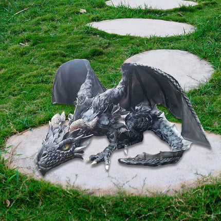 Dragon Garden Statue, Resin Dragon Figurine – image 4