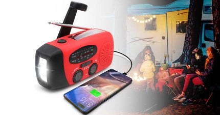 Portable AM FM Radio with SOS Alarm – image 4