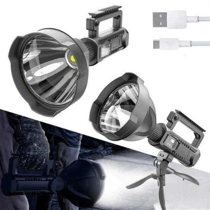 High Lumen Rechargeable Flashlight, IPX5 Waterproof Flashlight for Camping