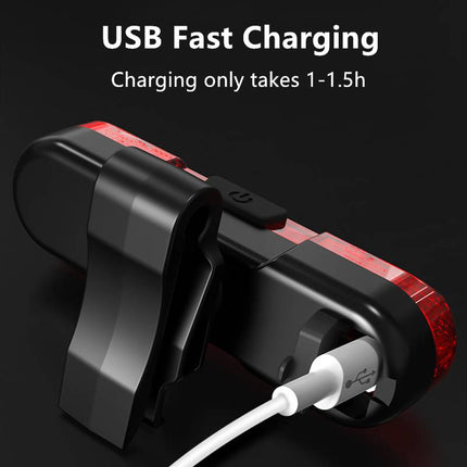 Bike Lights Front and Rear Set USB Rechargeable, Bike Headlights 1000 Lumen Dual T6 LED – image 16