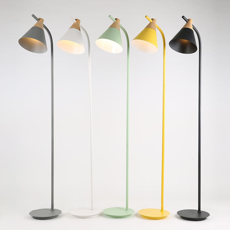 MacaronGlow | Stylish Modern Metal Standing Floor Lamp 7