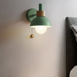 Maco Globe Wall Sconce | Colorful Iron and Glass Design 5