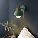 Maco Globe Wall Sconce | Colorful Iron and Glass Design 6