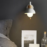 Maco Globe Wall Sconce | Colorful Iron and Glass Design 8
