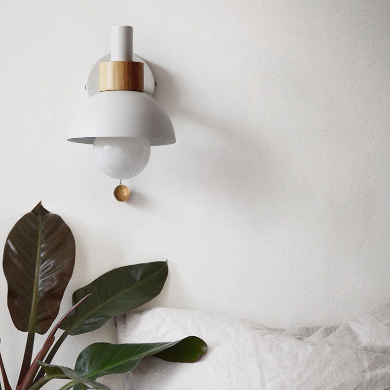 Maco Globe Wall Sconce | Colorful Iron and Glass Design 9