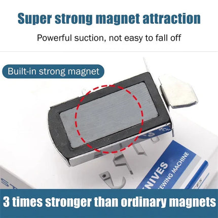 Sewing Guide Magnetic Seam Guide, Stainless Steel Sewing Machine Parts