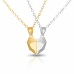 Magnetic Heart | Couple Necklace Set with Electrocardiogram Design | Matching Jewelry for Connection and Love 7