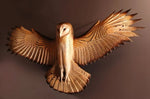 Majestic Owl | Carved Wood Wall Art with Intricate Craftsmanship | Rustic Decor for Tranquil Spaces 1