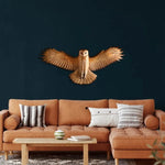Majestic Owl | Carved Wood Wall Art with Intricate Craftsmanship | Rustic Decor for Tranquil Spaces 4