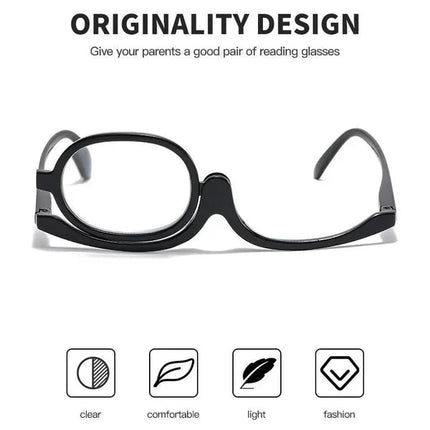 Makeup Reading Glasses, Flip Up Magnifying Reading Glasses for Women – image 6