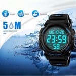 Martin | Men's Waterproof Digital Sports Watch with LED Display | Rugged Design for Outdoor Adventures 4