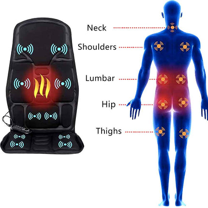 Massage Chair Pad, Back and Neck Massager with Heat – image 9