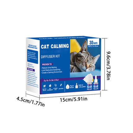 Cat Pheromone Diffuser for Cat Stress Relief, Cat Calming Diffuser with 2 Refills – image 4