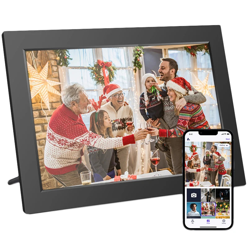 Memora | WiFi Digital Photo Frame with 25.6 cm IPS HD Touchscreen | 32GB Storage for Instant Sharing 0