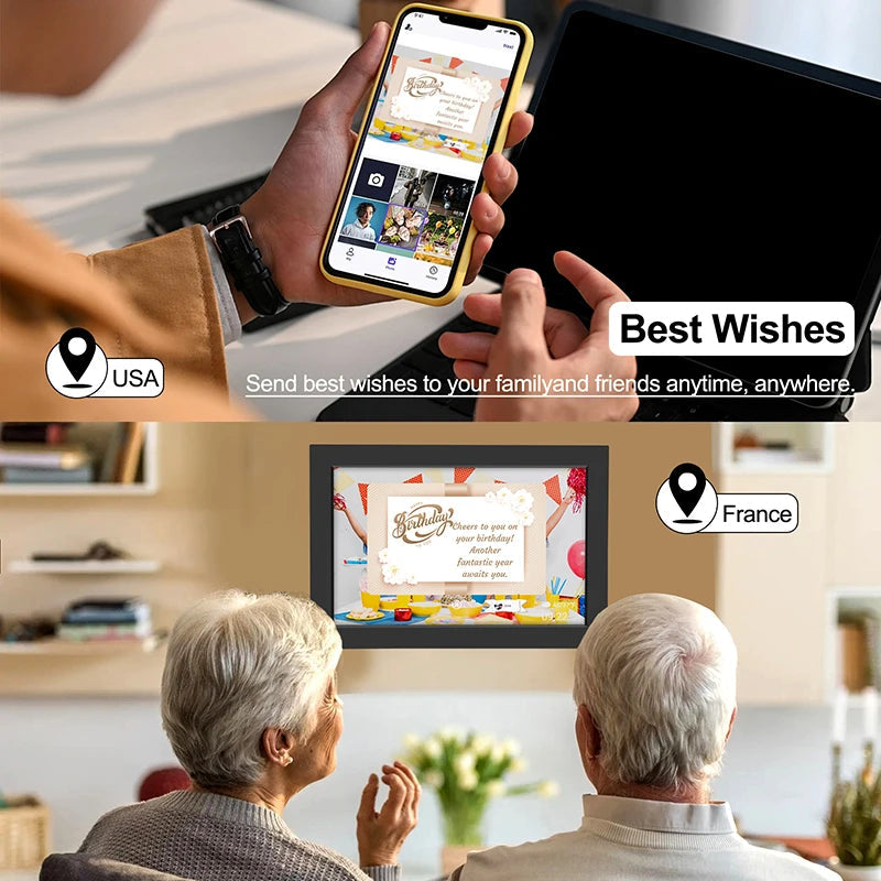Memora | WiFi Digital Photo Frame with 25.6 cm IPS HD Touchscreen | 32GB Storage for Instant Sharing 4