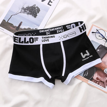 Mens Boxer Briefs with Graphic Waistband | Contoured Fit for All-Day Comfort 0