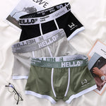 Mens Boxer Briefs with Graphic Waistband | Contoured Fit for All-Day Comfort 1