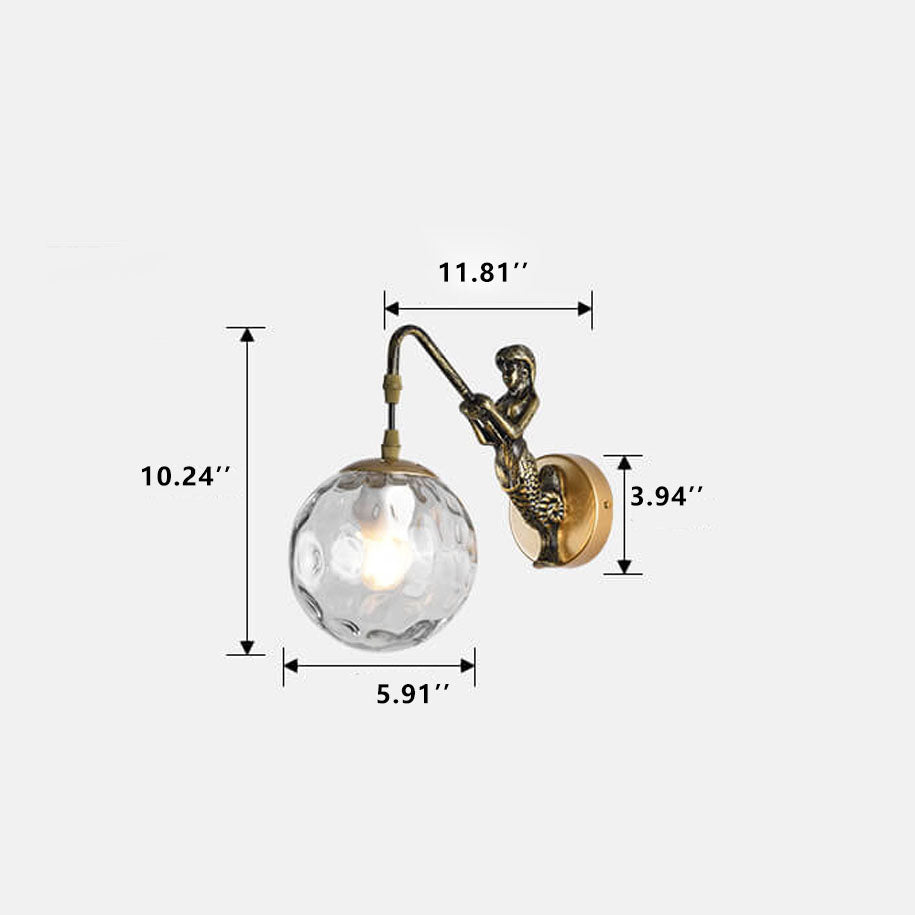MermaidGlow | Elegant Vintage Rustic Wall Sconce Light Fixture 6