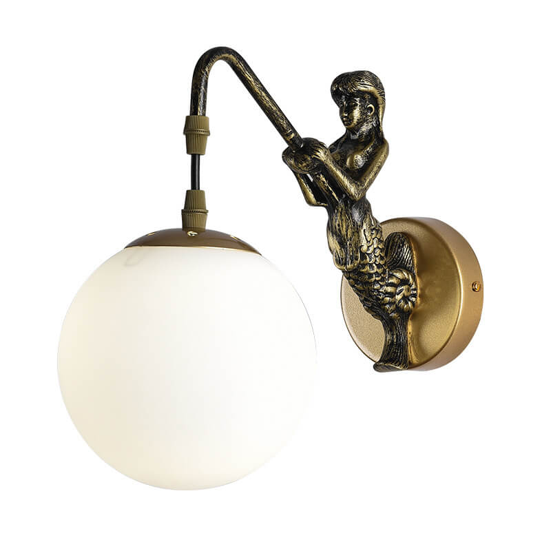 MermaidGlow | Elegant Vintage Rustic Wall Sconce Light Fixture 7