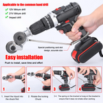 Metal Cutting Adapter | Heavy-Duty Drill Attachment with High-Hardness Blades | Precision Tool for Effortless Metalworking 5