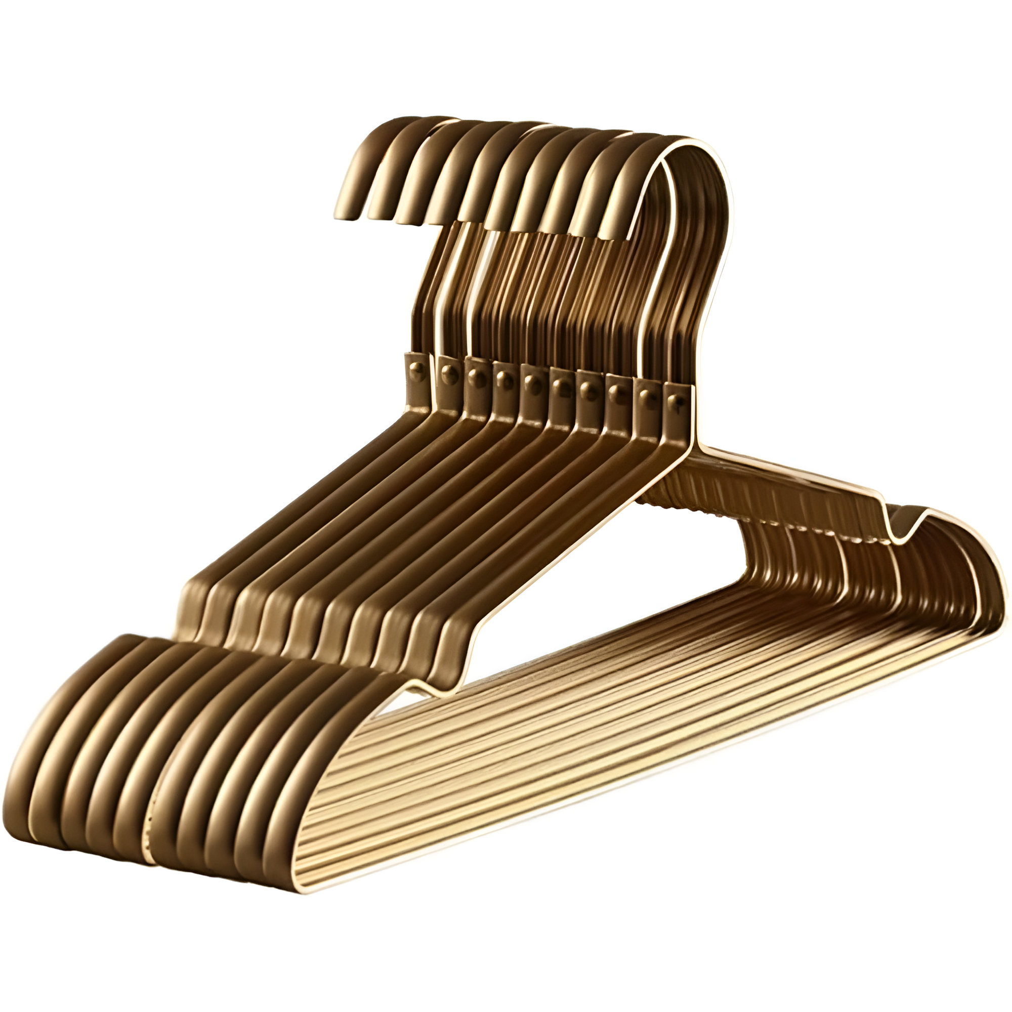 Metal Non-Slip Clothes Hangers with Durable Design | Efficient Wardrobe Organizer for All Garments 0