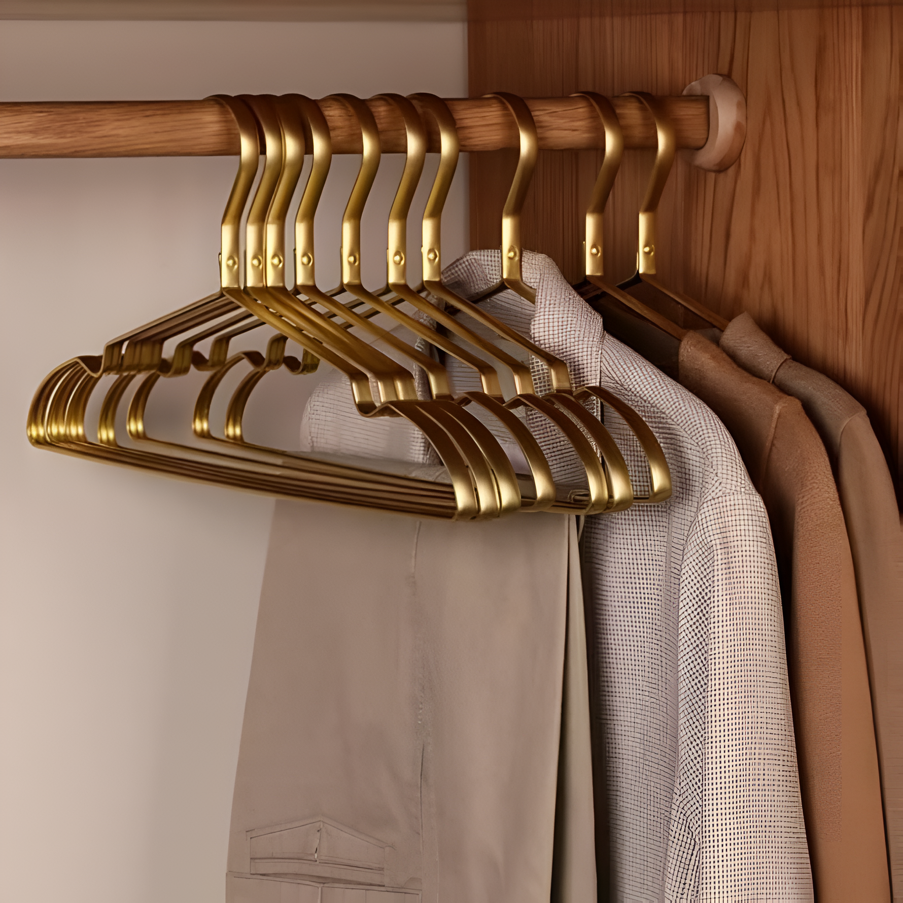 Metal Non-Slip Clothes Hangers with Durable Design | Efficient Wardrobe Organizer for All Garments 4
