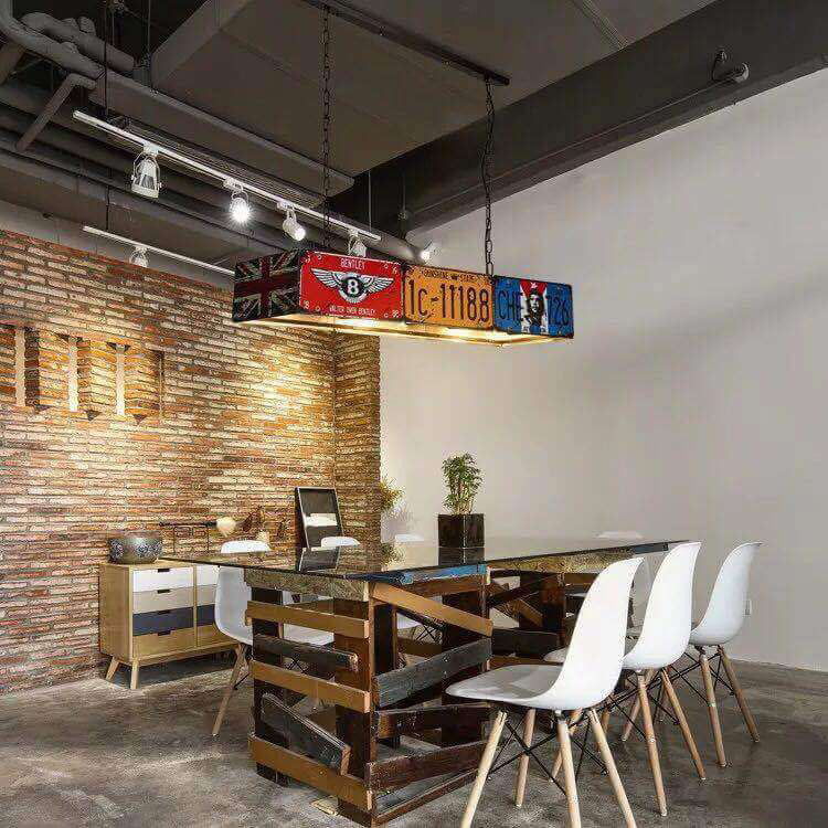 Metallux | Stylish Industrial Square Rectangular Chandelier Light Fixture 8