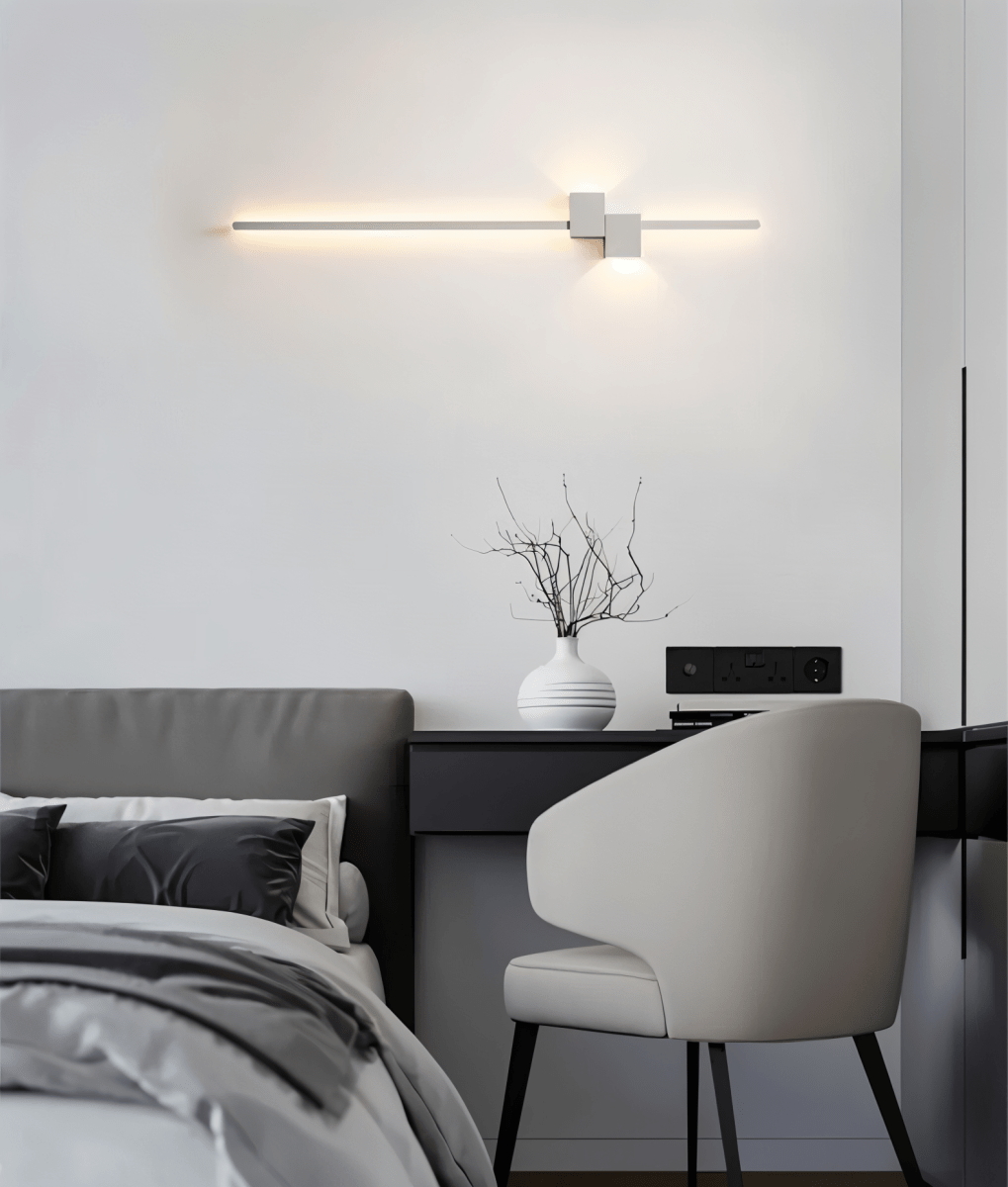 Minimalist LED Wall Light | Slim Design with Indirect Lighting | Perfect for Modern Ambiance 8