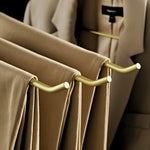 Minimalist Metal Hangers with Non-Slip Coating | Set of 5 for Stylish Closet Organization 5