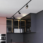 Mira Track Lighting | LED Modern Fixture, Black Design 5