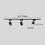 Mira Track Lighting | LED Modern Fixture, Black Design 6