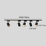 Mira Track Lighting | LED Modern Fixture, Black Design 8
