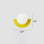 Mira Wall Sconce | Colorful Glass, Modern Minimalist Design 11