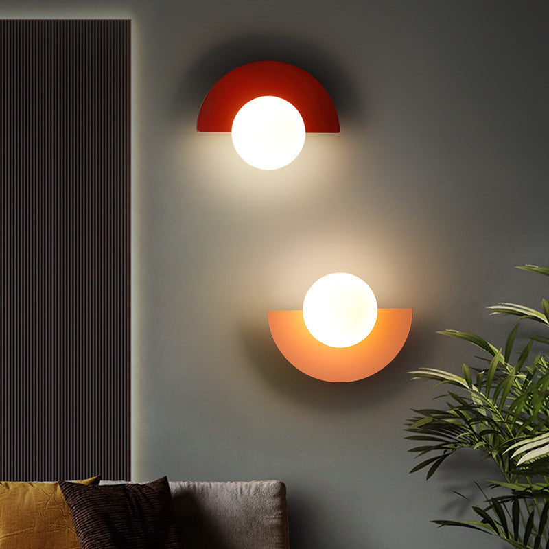 Mira Wall Sconce | Colorful Glass, Modern Minimalist Design 2