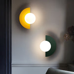 Mira Wall Sconce | Colorful Glass, Modern Minimalist Design 3