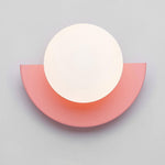 Mira Wall Sconce | Colorful Glass, Modern Minimalist Design 6