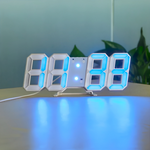 Modern 3D Digital Wall Clock with LED Display | Stylish Home Decor for Any Room 5