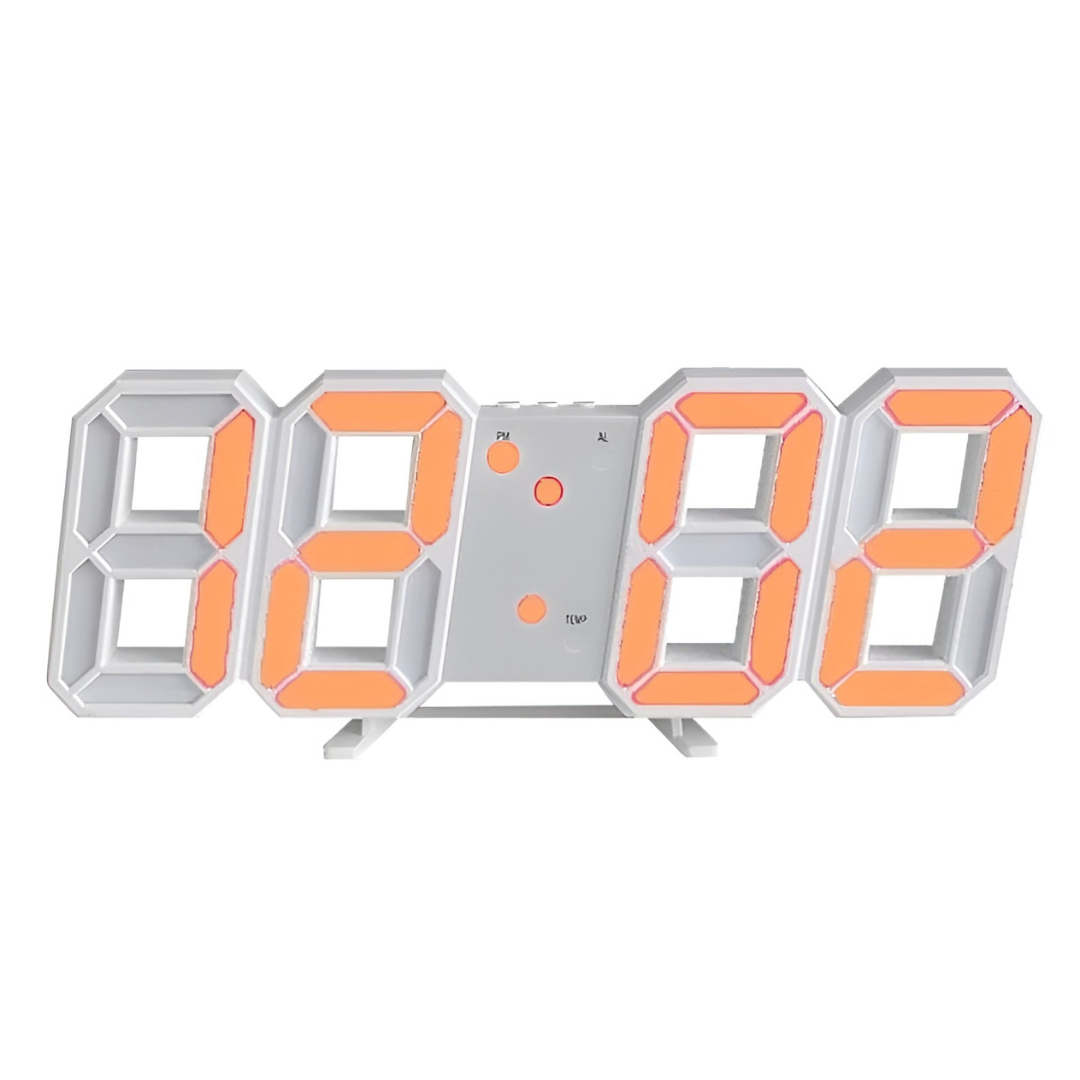 Modern 3D Digital Wall Clock with LED Display | Stylish Home Decor for Any Room 6