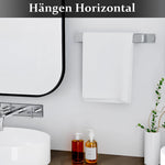 Modern Black Towel Rack with No-Drill Installation | Space-Saving Solution for Bathrooms 4