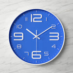 Modern Clear Wall Clock with Oversized Numerals for Easy Reading 1