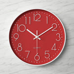Modern Clear Wall Clock with Oversized Numerals for Easy Reading 4