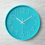 Modern Clear Wall Clock with Oversized Numerals for Easy Reading 8