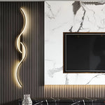 Modern Curved Wall Sconce Light with Energy-Efficient LED | Stylish Design for Ambient Illumination 4