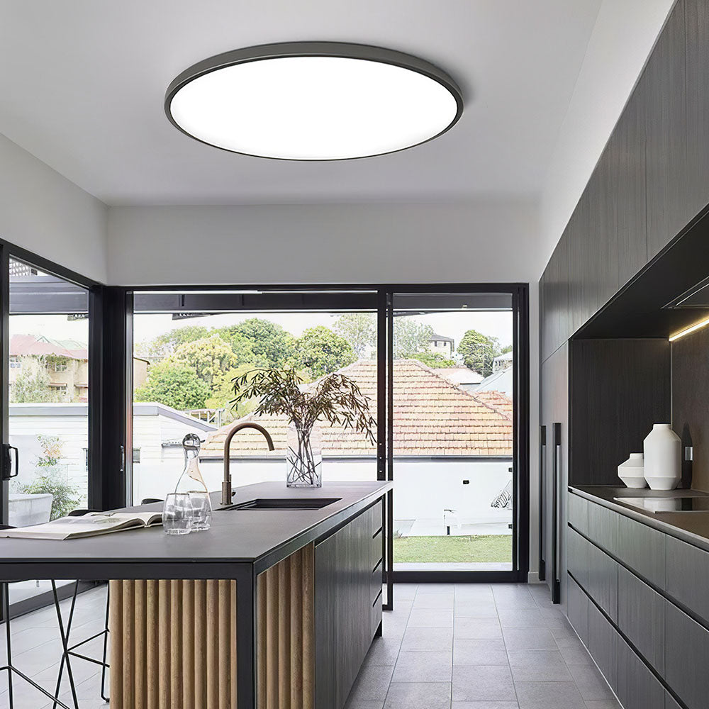 Modern Flush Mount Light | Ultra-Slim Design with Glare-Free Illumination | Versatile Lighting for Contemporary Spaces 5