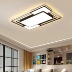 Modern Geometric LED Ceiling Light with Remote Control & Adjustable Brightness | Stylish Illumination for Any Room 1