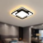 Modern Geometric LED Ceiling Light with Remote Control & Adjustable Brightness | Stylish Illumination for Any Room 4
